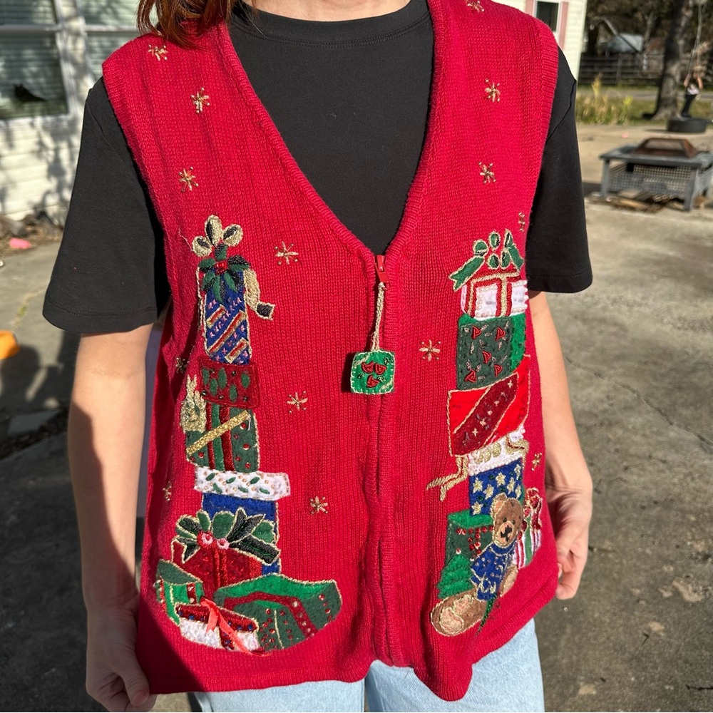 Vintage ugly Christmas sweater